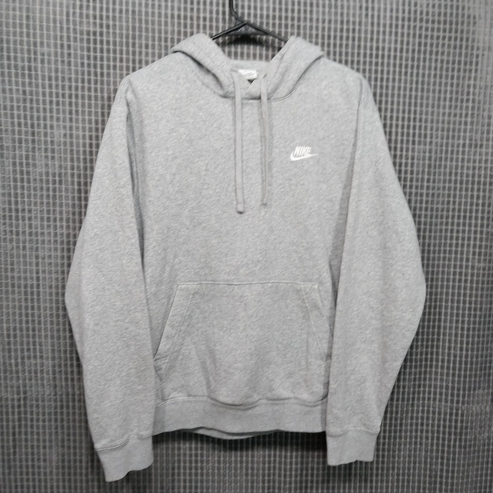Nike Mens Hoodie Sportswear Club Fleece BV2654-063 Small Gray